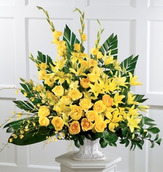 Golden Memories Arrangement from Flowers by Ramon of Lawton, OK